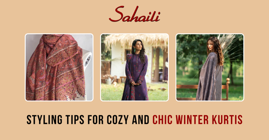 Styling tips for cozy and chic winter Kurtis