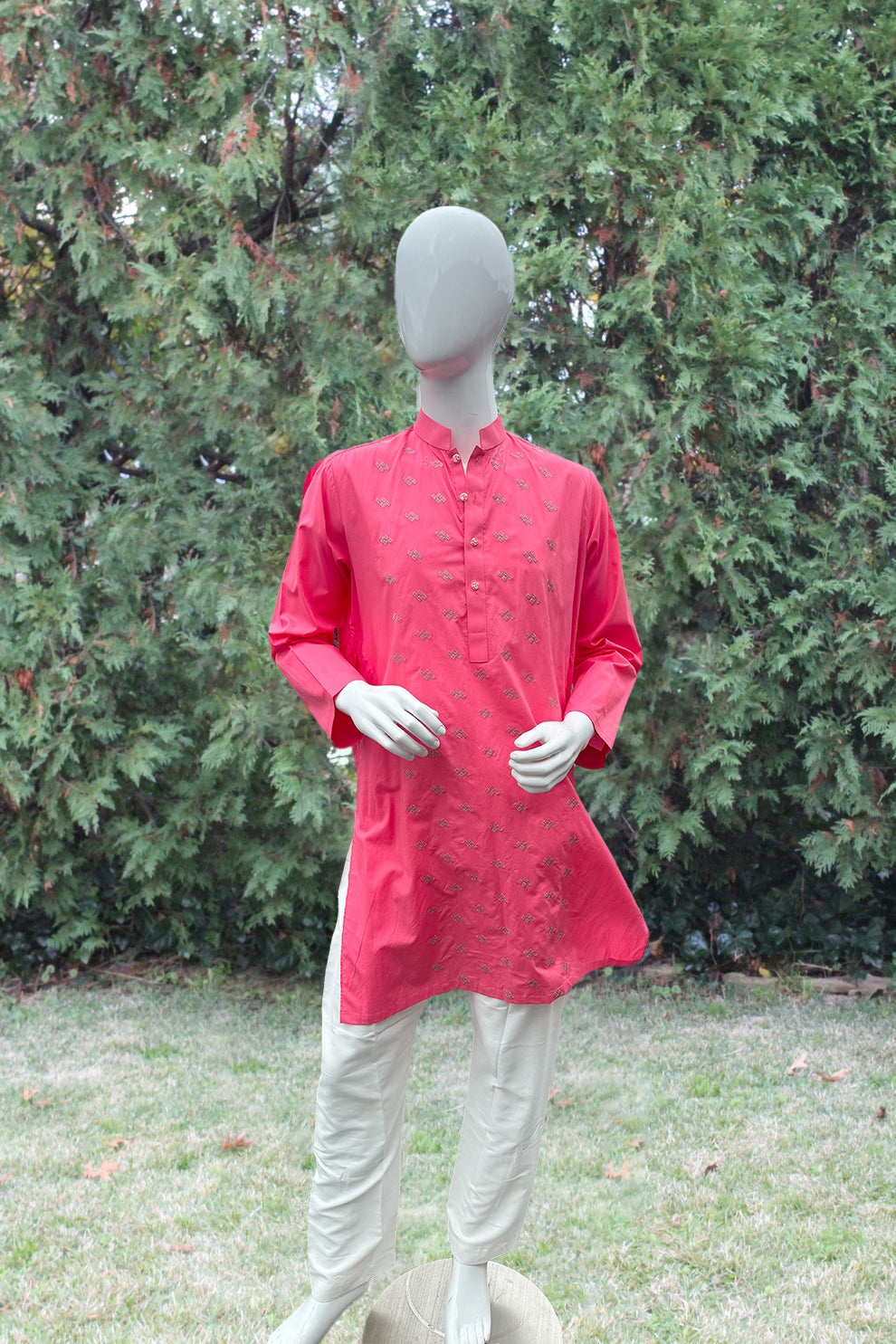 Pink Men Kurta