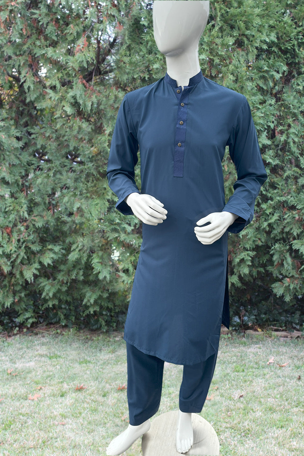 Blue Men's Shalwar Kameez