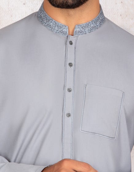 Junaid Jamshed Men's Grey