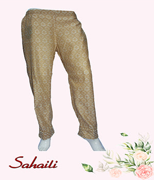 Pakistani Royal Print Beaded Pants