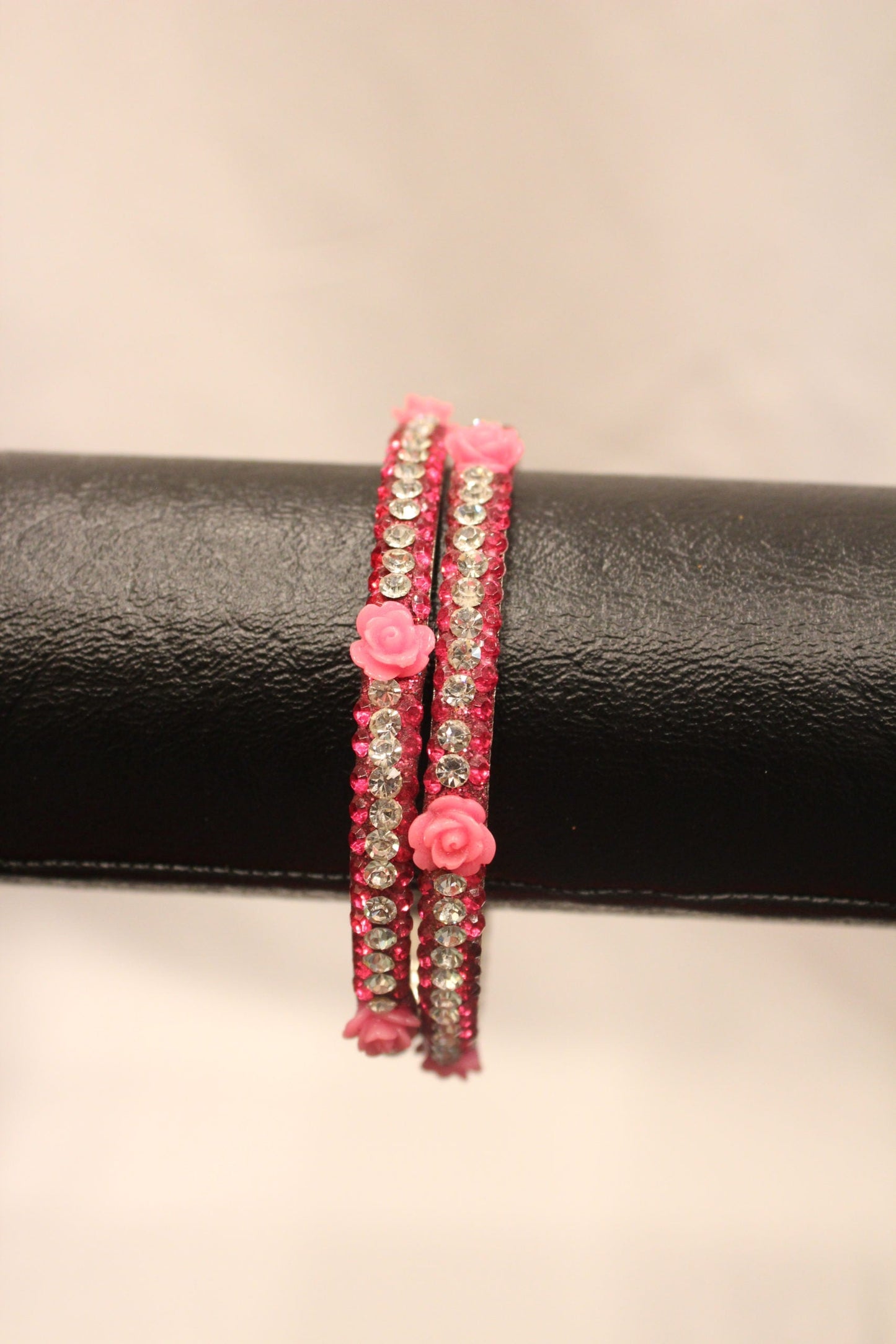 Pakistani Pink Roses Bangles