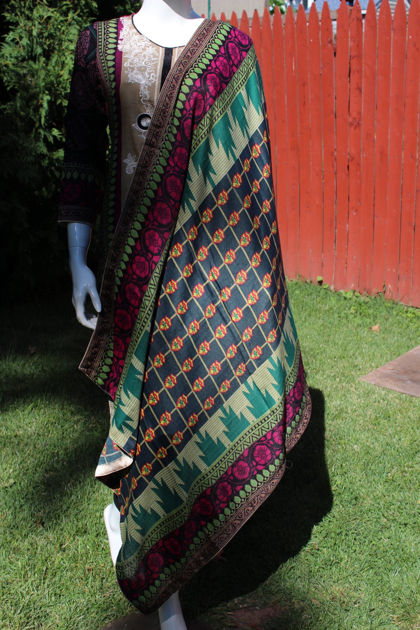 Pakistani Shapes and Shades Winter Outfit