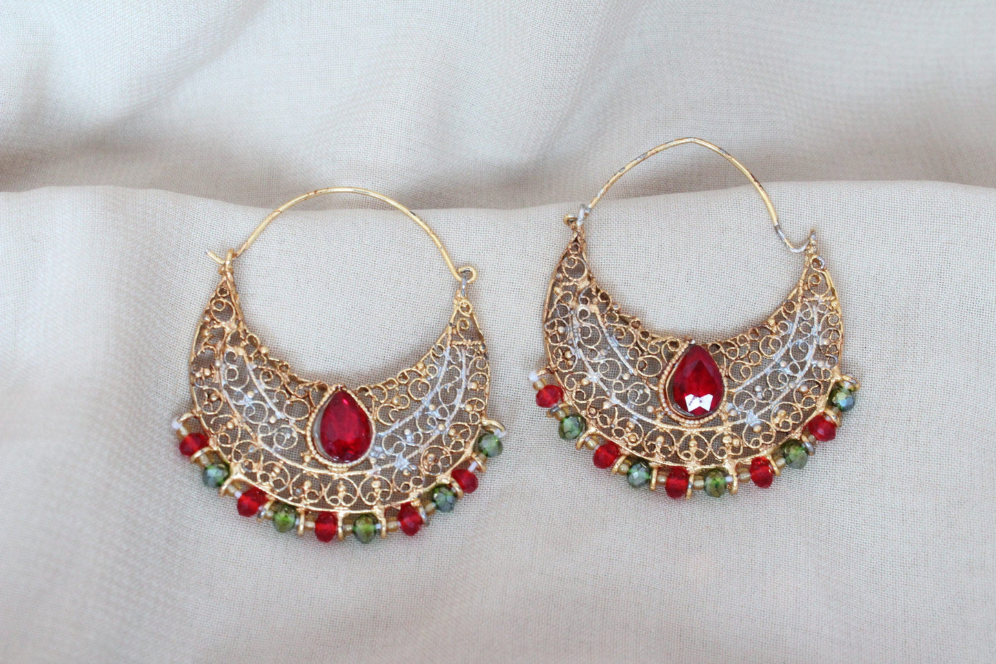 Pakistani Holiday Cheer Earrings