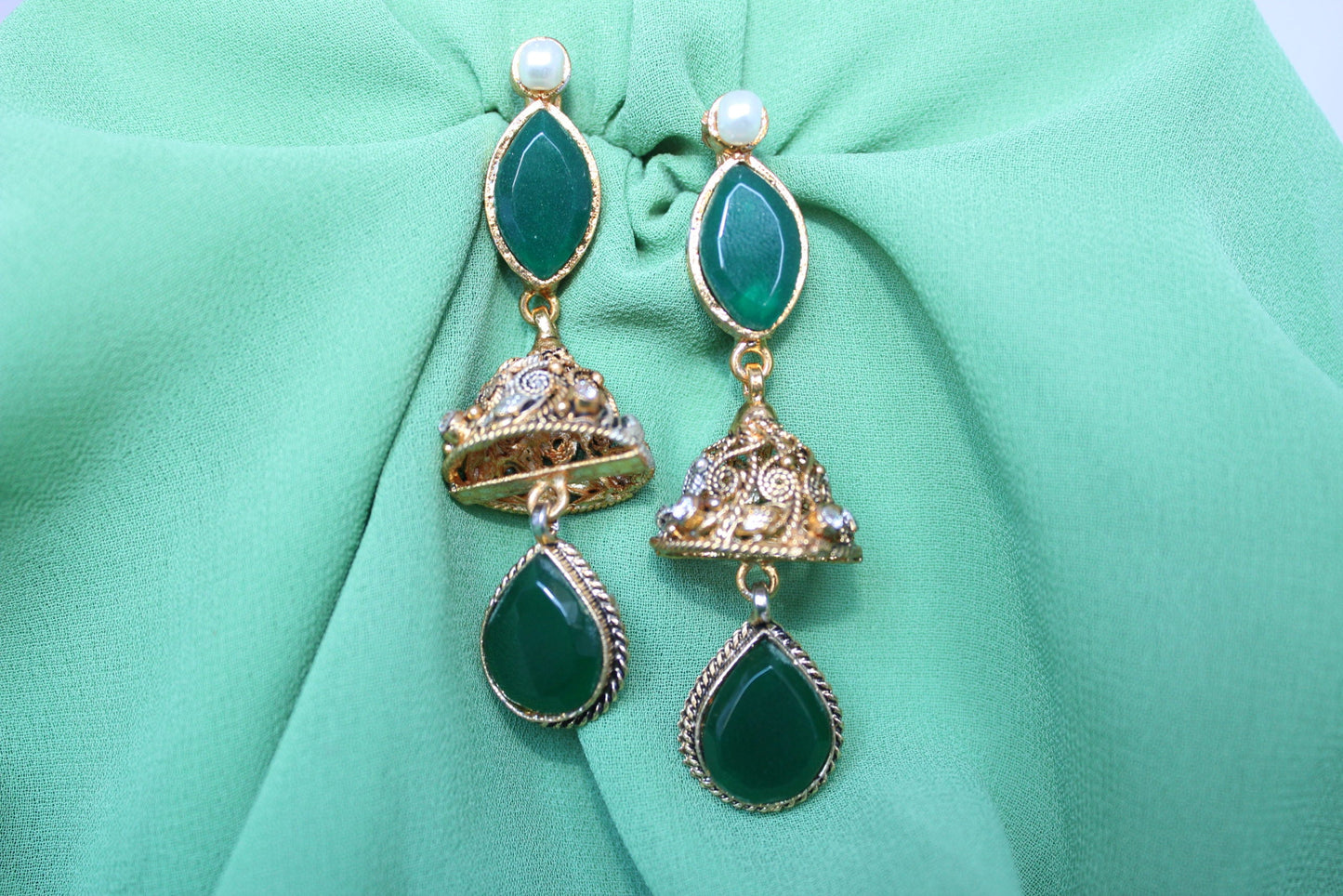 Pakistani Perfect Pear Of Earrings