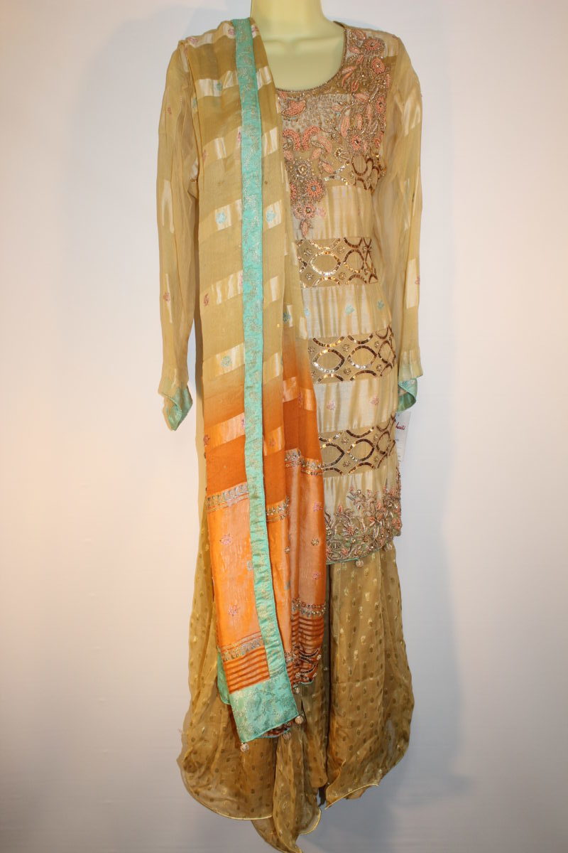 Pakistani Embellished Gharara Women Outfit