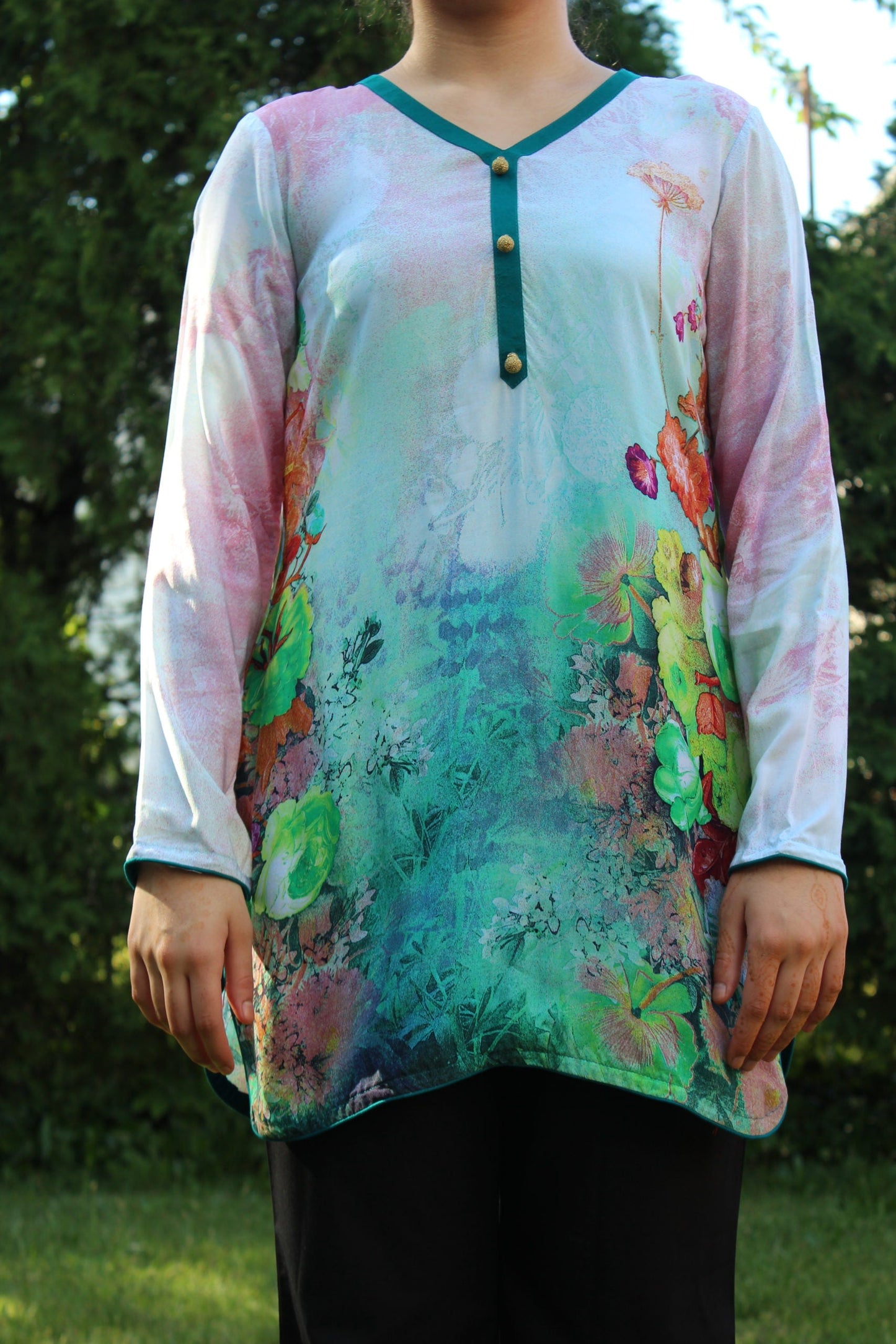 Pakistani Tropical Kurti