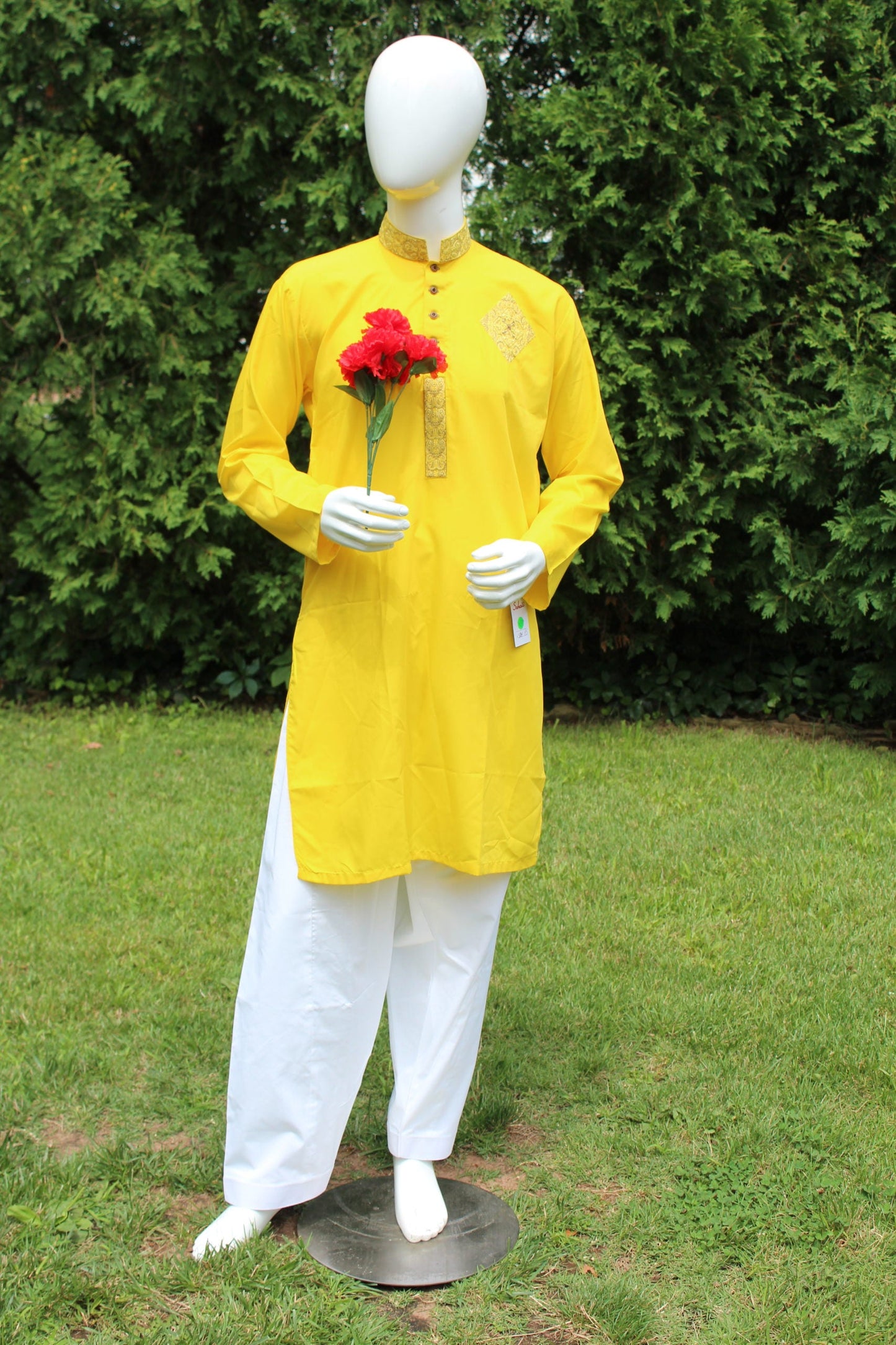 Yellow Men Shalwar Kameez