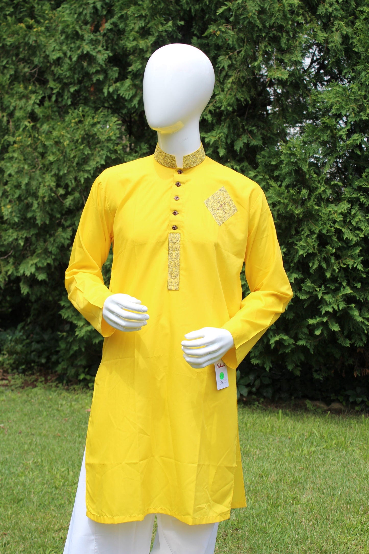 Yellow Men Shalwar Kameez