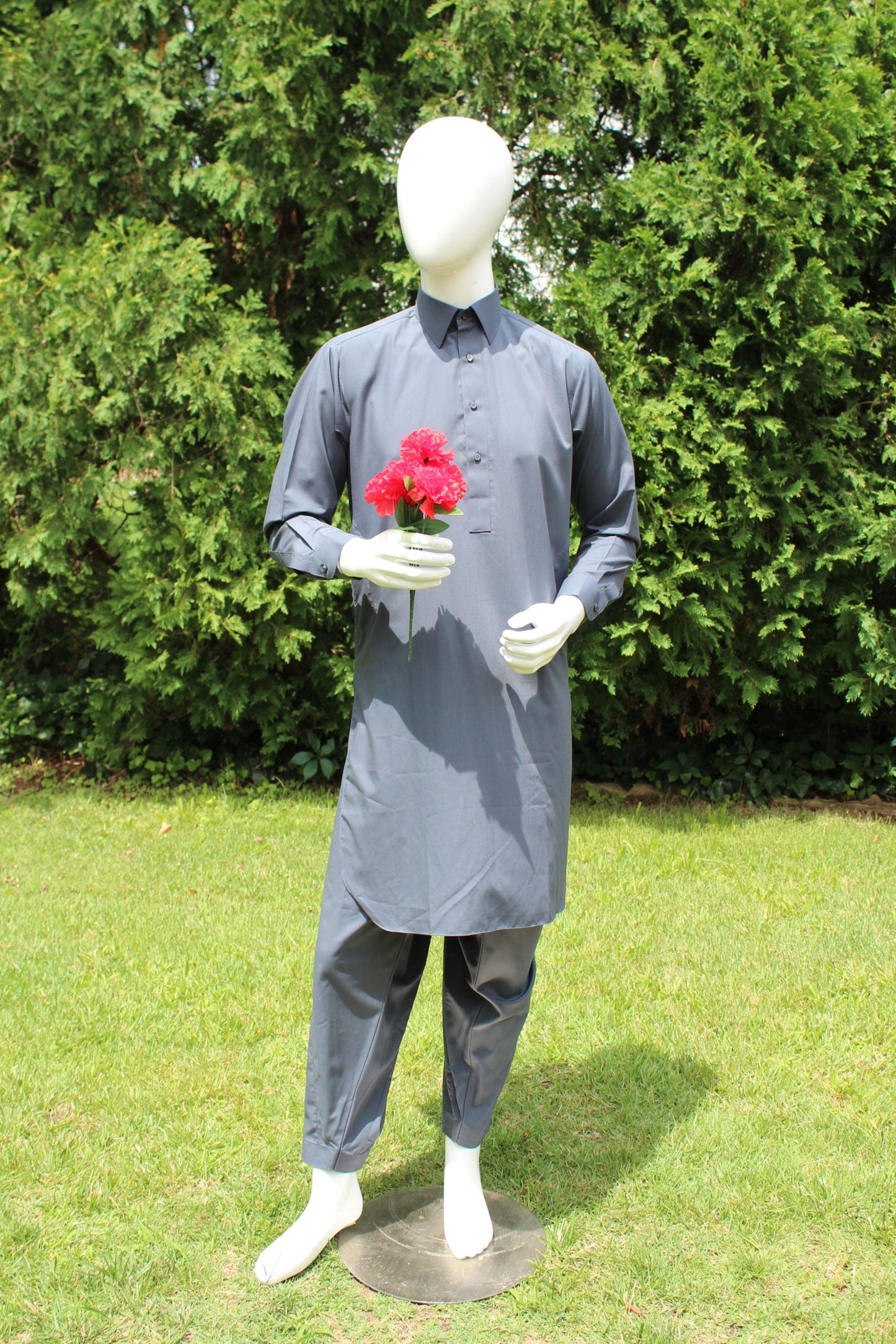 Grey Mens Shalwar Kameez