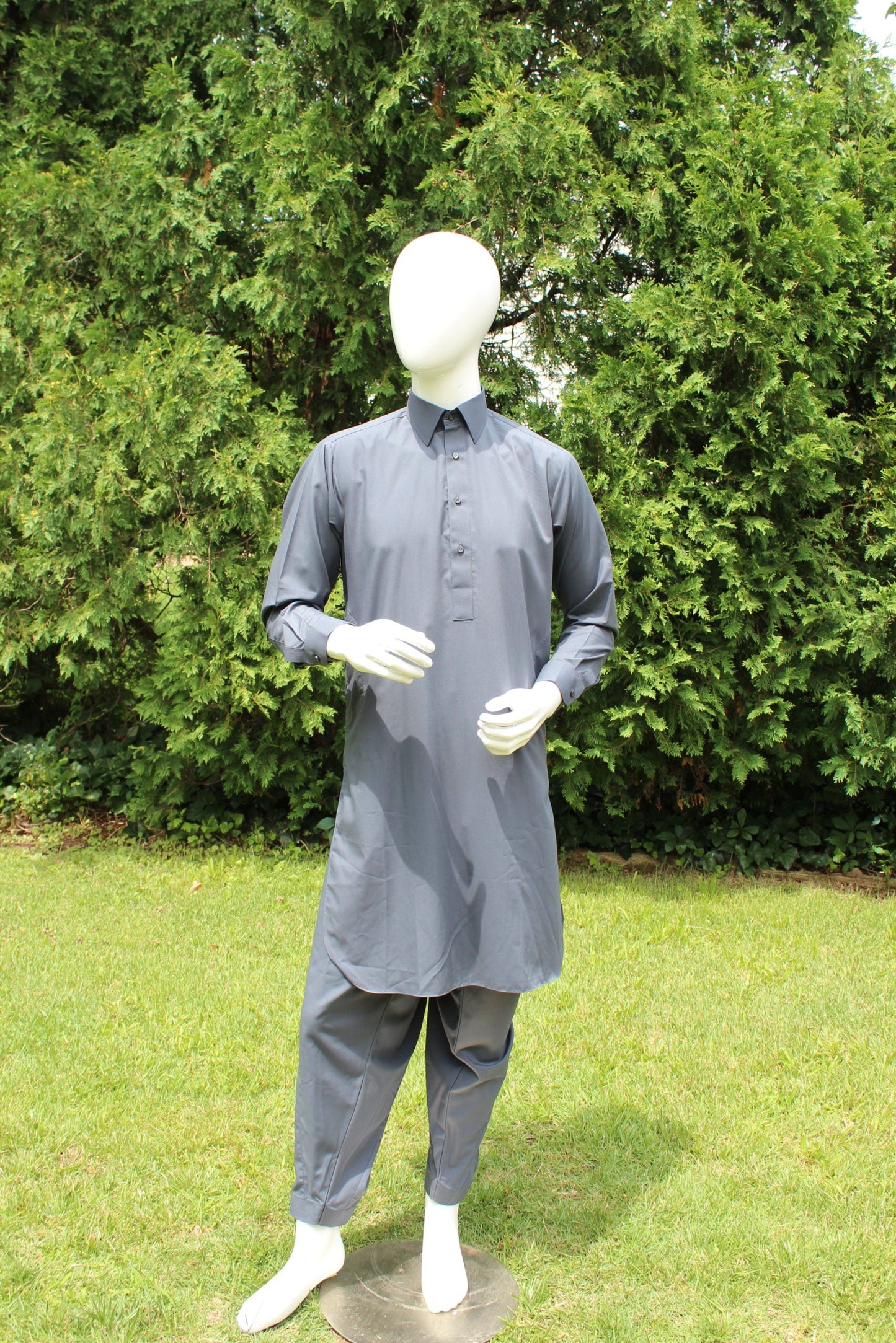 Grey Mens Shalwar Kameez