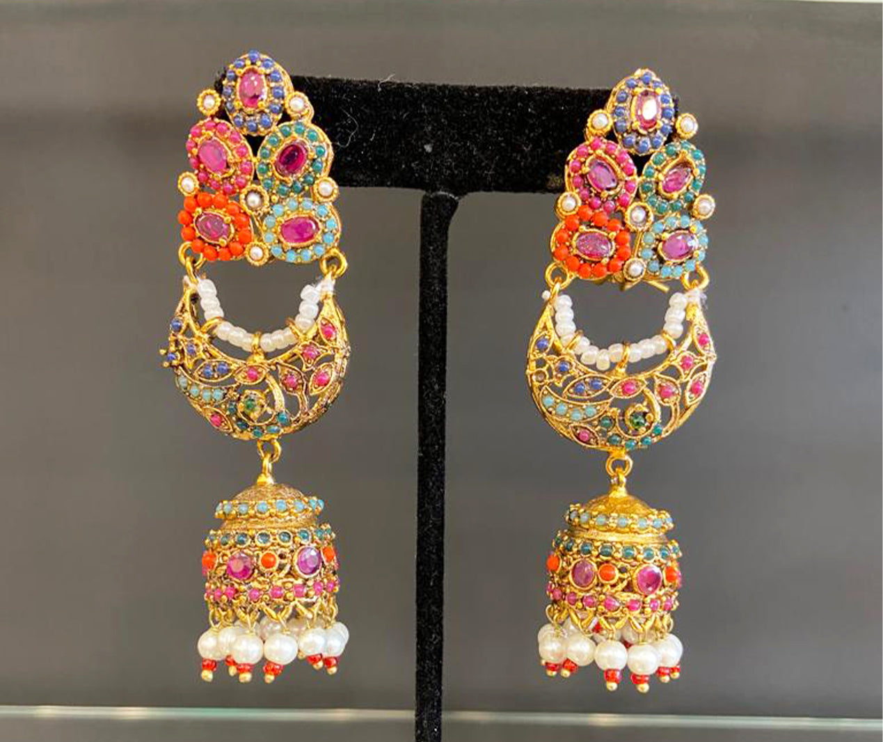 Beaded Jhumka