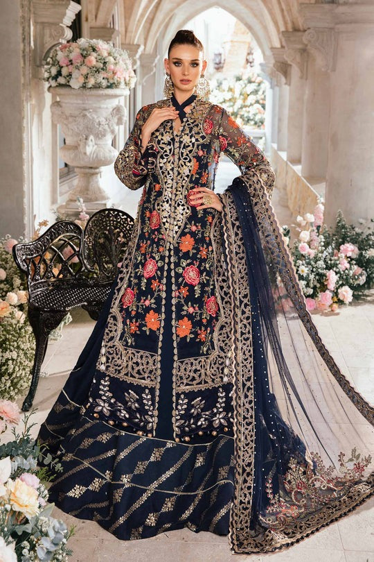 Maria B. - 3 PIECE UNSTITCHED EMBROIDERED SUIT | BD-2808